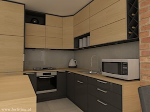 Mieszkanie na poddaszu - Kuchnia, styl nowoczesny - zdjęcie od Good Place For Living