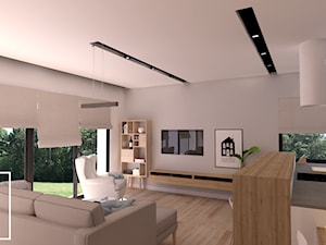 Nowoczesny dom w Zabierzowie z nutą przytulności - Salon, styl nowoczesny - zdjęcie od Good Place For Living