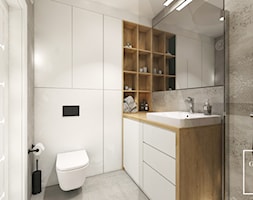 Granatowy akcent w mieszkaniu na Dobrego pasterza - Łazienka, styl nowoczesny - zdjęcie od Good Place For Living - Homebook