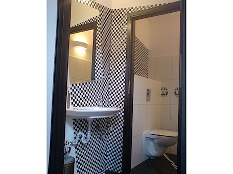 Aranżacje wnętrz - Łazienka: toaleta w Manhattan Pasta - NEFRYT pracownia architektury i wnętrz. Przeglądaj, dodawaj i zapisuj najlepsze zdjęcia, pomysły i inspiracje designerskie. W bazie mamy już prawie milion fotografii!