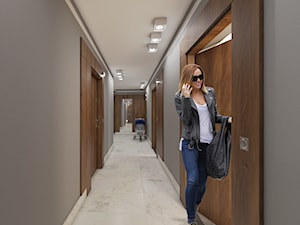 korytarz w budynku apartamentowym - zdjęcie od NEFRYT pracownia architektury i wnętrz