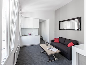 STUDIO PLACE DE LA BASTILLE_Paryż - Salon, styl minimalistyczny - zdjęcie od Grupa Hybryda