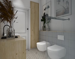 Łazienka z prysznicem. - Łazienka, styl rustykalny - zdjęcie od CARREA - Homebook