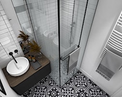 Tradycyjna łazienka z kabiną prysznicową. - zdjęcie od CARREA - Homebook