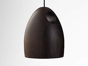 OAK Black - Ross Gardam, drewniana, dębowa lampa wisząca - zdjęcie od ilumia.pl