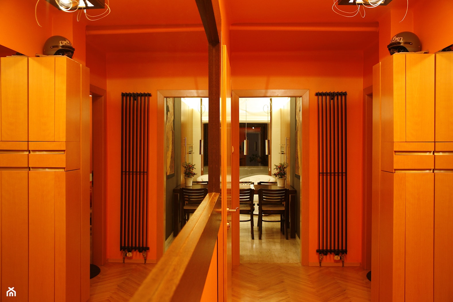 Wnętrza apartamentu w Krakowie - Hol / przedpokój, styl nowoczesny - zdjęcie od KJ Architekci - Homebook