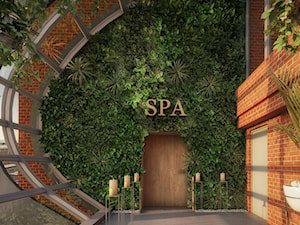 Projekt strefy masażu w SPA - Wnętrza publiczne, styl skandynawski - zdjęcie od KJ Architekci