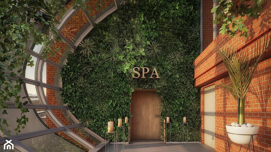 Projekt strefy masażu w SPA - Wnętrza publiczne, styl skandynawski - zdjęcie od KJ Architekci