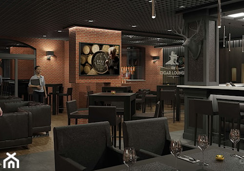 Projekt wnętrz Whisky Bar 88 w Poznaniu - zdjęcie od KJ Architekci