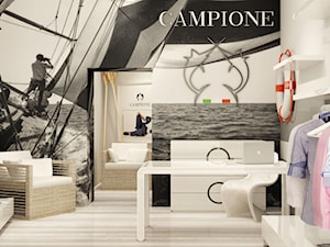 Sklep Campione - Wnętrza publiczne, styl nowoczesny - zdjęcie od KJ Architekci