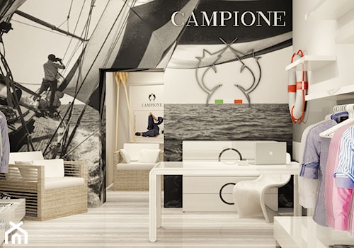 Sklep Campione - Wnętrza publiczne, styl nowoczesny - zdjęcie od KJ Architekci