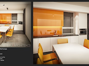 Wnętrza biura - Kuchnia, styl minimalistyczny - zdjęcie od KJ Architekci