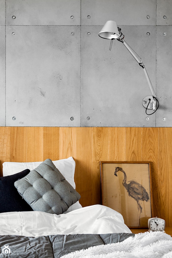 Minimalistyczna sypialnia - zdjęcie od Black Oak Studio - Homebook