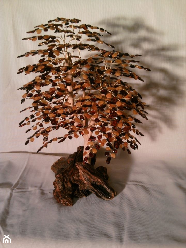 drzewka z bursztynu powyzej 35 cm wysokosci - Salon, styl minimalistyczny - zdjęcie od HAND MADE 24