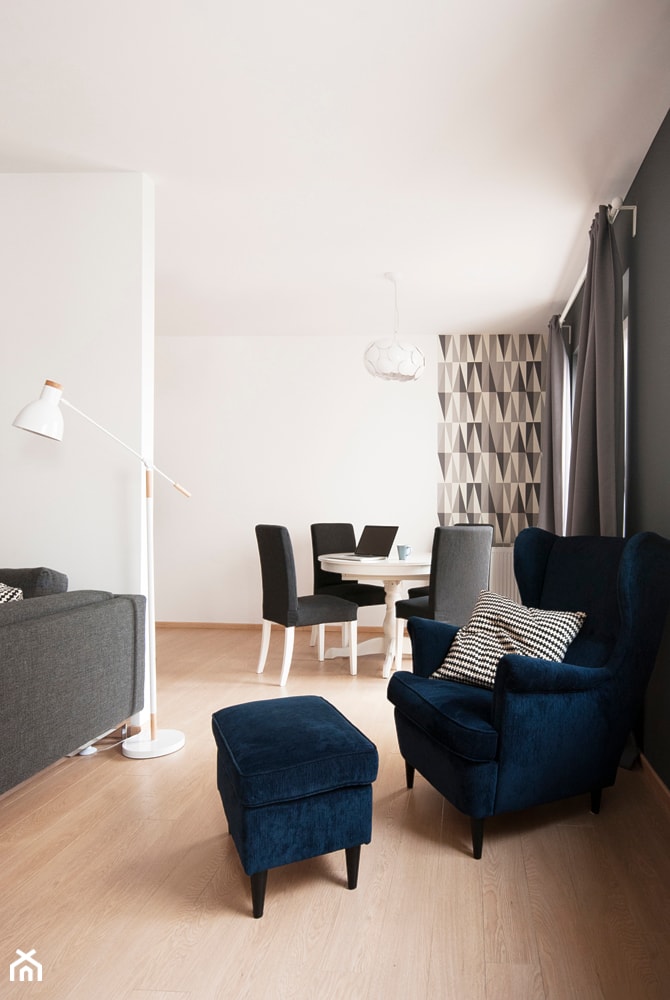 Mieszkanie dla młodych - Salon, styl nowoczesny - zdjęcie od Za murami za dachami - Homebook