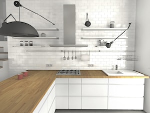 Projekt wnętrz kuchni w stylu skandynawskim - zdjęcie od Za murami za dachami