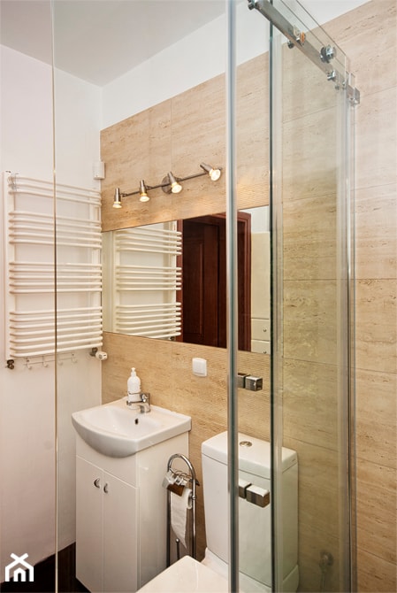 Projekt saloniku łazienkowego przy sypialni - zdjęcie od Za murami za dachami - Homebook