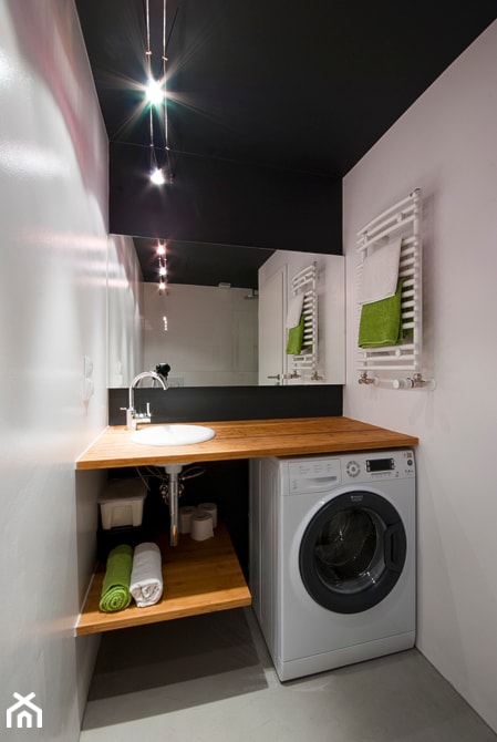 Projekt małej łazienki w mieszkaniu - zdjęcie od Za murami za dachami - Homebook