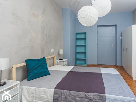 Aranżacje wnętrz - Sypialnia: blue room - Kraupe Studio. Przeglądaj, dodawaj i zapisuj najlepsze zdjęcia, pomysły i inspiracje designerskie. W bazie mamy już prawie milion fotografii!