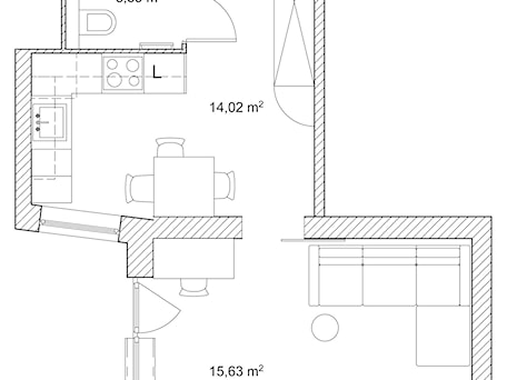 Aranżacje wnętrz - : rzut mieszkania - Kraupe Studio. Przeglądaj, dodawaj i zapisuj najlepsze zdjęcia, pomysły i inspiracje designerskie. W bazie mamy już prawie milion fotografii!