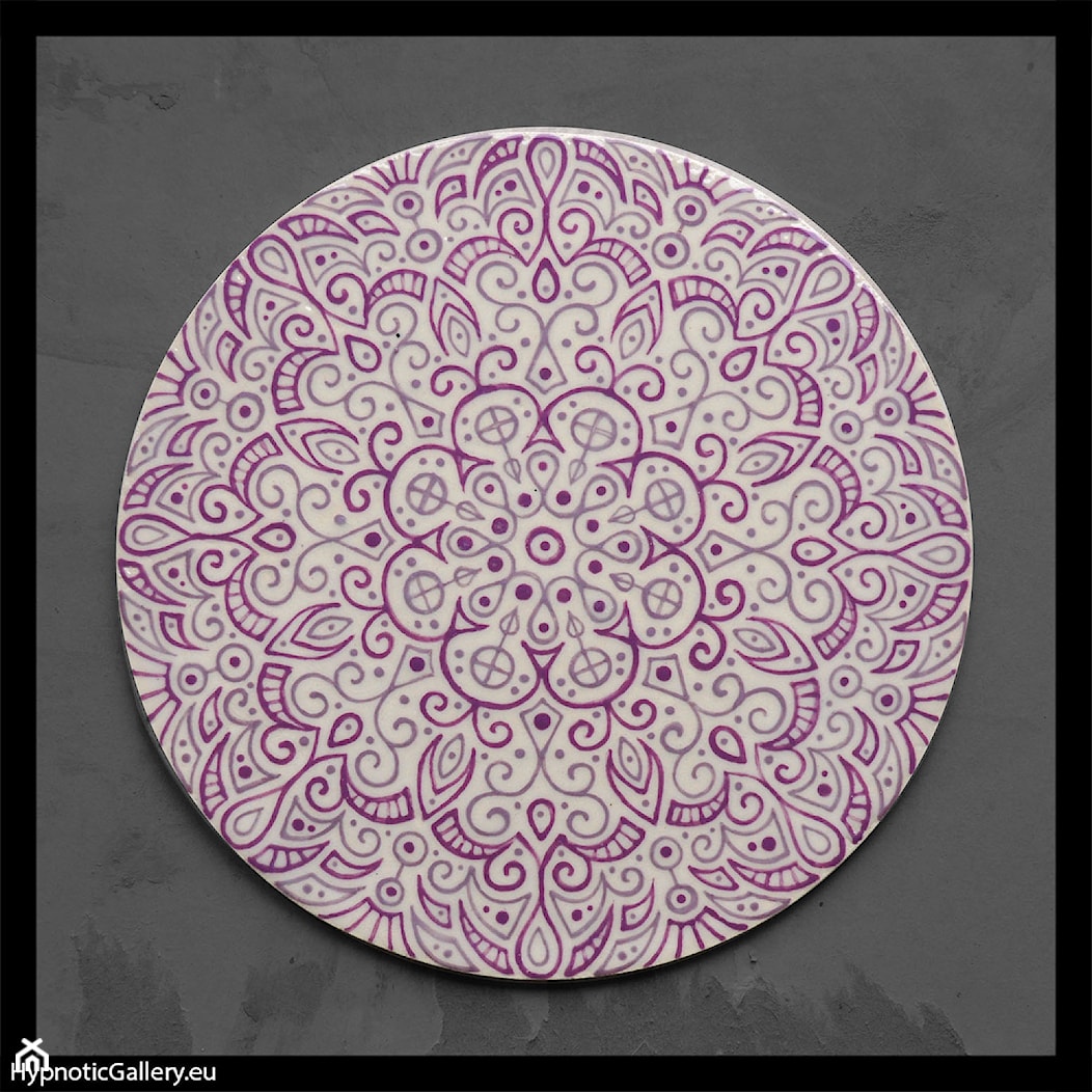 Ceramiczna fioletowa podkładka pod czajniczek - zdjęcie od hypnotic - Homebook