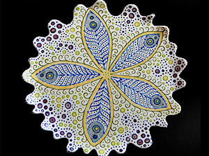 Kolorowa wzorzysta patera - zdjęcie od hypnotic