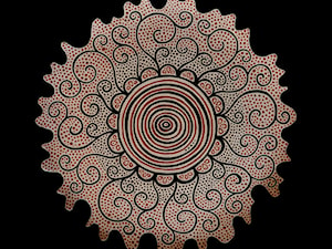 Czarno różowa patera ceramiczna - zdjęcie od hypnotic