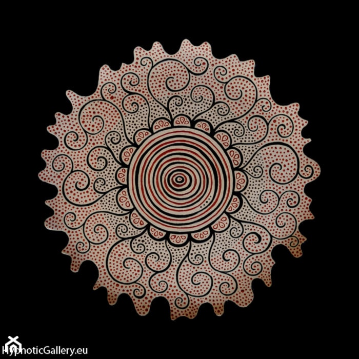 Czarno różowa patera ceramiczna - zdjęcie od hypnotic - Homebook