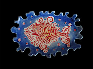 Patera z czerwoną rybą - zdjęcie od hypnotic
