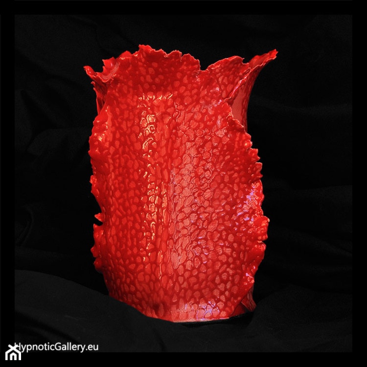 Czerwony wysoki wazon - zdjęcie od hypnotic - Homebook