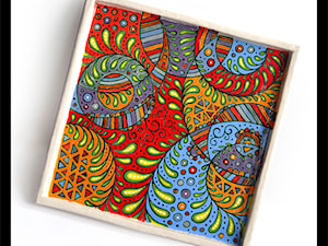 Patera ozdobna - kolorowa - zdjęcie od hypnotic