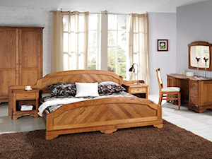 Sypialnia - Średnia szara sypialnia, styl tradycyjny - zdjęcie od Fabryka Mebli ‘’UNIMEBEL” Jan Mucha