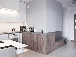 Mieszkanie Katowice - Kuchnia, styl nowoczesny - zdjęcie od Projektowanie Wnętrz Agnieszka Noworzyń
