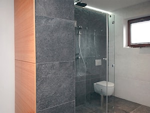 Prysznic wraz z zabudową - zdjęcie od Projektowanie Wnętrz Agnieszka Noworzyń