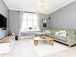 Mieszkanie w Kamienicy - Salon, styl skandynawski - zdjęcie od Studio LOKO
