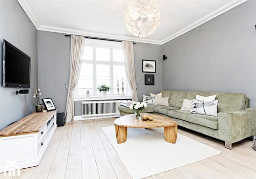 Mieszkanie w Kamienicy - Salon, styl skandynawski - zdjęcie od Studio LOKO