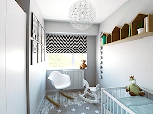 Projekt wnętrza mieszkania, Olkusz - Pokój dziecka, styl skandynawski - zdjęcie od FUTURUM ARCHITECTURE