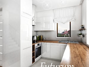 Dom jednorodzinny, Niepołomice - Kuchnia, styl skandynawski - zdjęcie od FUTURUM ARCHITECTURE