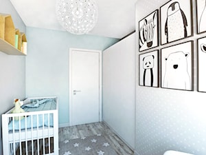Projekt wnętrza mieszkania, Olkusz - Pokój dziecka, styl skandynawski - zdjęcie od FUTURUM ARCHITECTURE