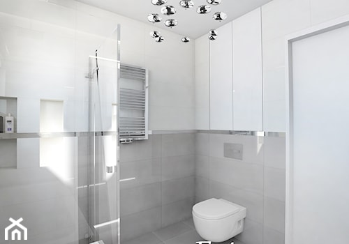 Średnia łazienka z oknem, styl nowoczesny - zdjęcie od FUTURUM ARCHITECTURE