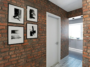 Projekt wnętrza mieszkania, Olkusz - Hol / przedpokój, styl skandynawski - zdjęcie od FUTURUM ARCHITECTURE