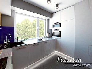 Projekt wnętrza mieszkania, Olkusz - Kuchnia, styl nowoczesny - zdjęcie od FUTURUM ARCHITECTURE