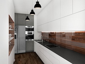 Projekt mieszkania, Warszawa - Kuchnia, styl nowoczesny - zdjęcie od FUTURUM ARCHITECTURE
