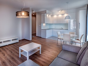 Nowoczesna aranżacja mieszkania pod wynajem - Salon, styl nowoczesny - zdjęcie od MG Invest Park