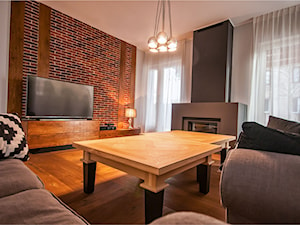 Rustykalna Posiadłość - Salon, styl rustykalny - zdjęcie od Pracownia Architektury Wnętrz Hanny Hildebrandt