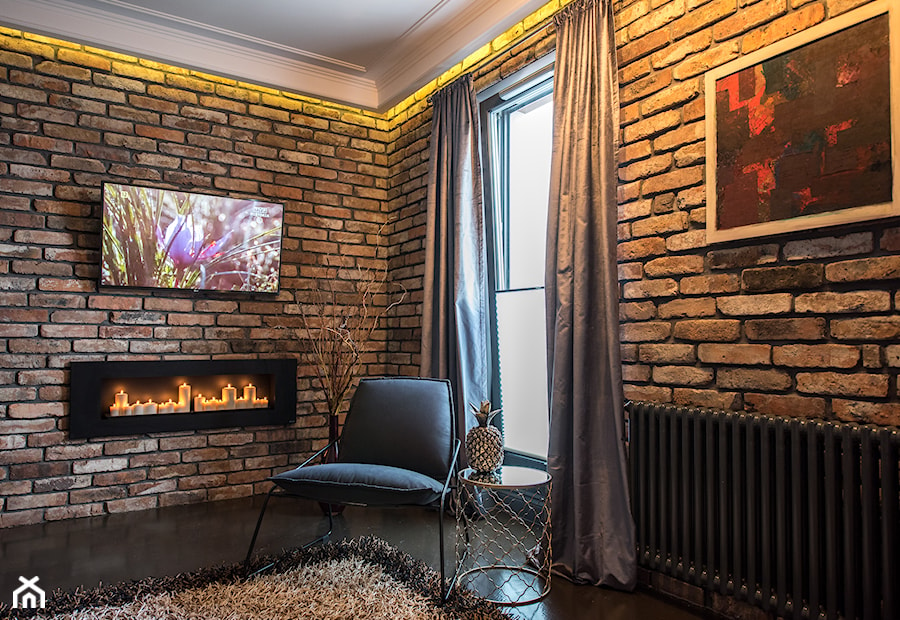 Apartament z widokiem na Wawel - Salon, styl vintage - zdjęcie od AgiDesign