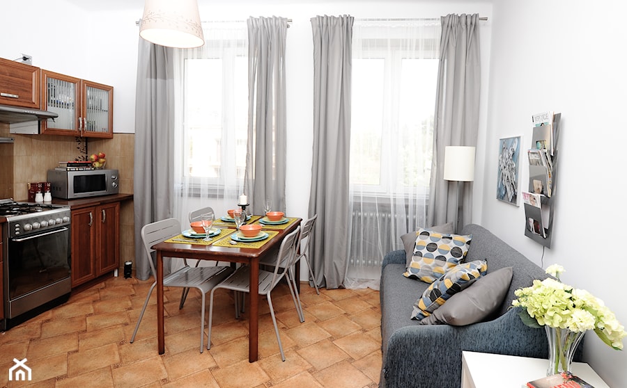 Home staging domu w centrum Krakowa - Kuchnia, styl nowoczesny - zdjęcie od AgiDesign