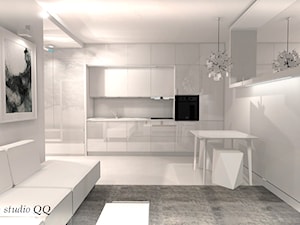 Apartament 70 m - Katowice - Kuchnia, styl minimalistyczny - zdjęcie od Studio QQ Natalia Lenarczyk - Architekci & Projektanci wnętrz