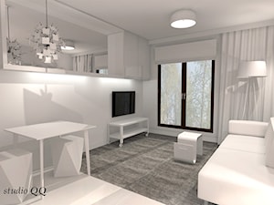 Apartament 70 m - Katowice - Salon, styl minimalistyczny - zdjęcie od Studio QQ Natalia Lenarczyk - Architekci & Projektanci wnętrz