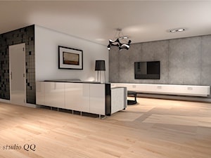 Apartament 90 m - Kraków - Salon, styl glamour - zdjęcie od Studio QQ Natalia Lenarczyk - Architekci & Projektanci wnętrz